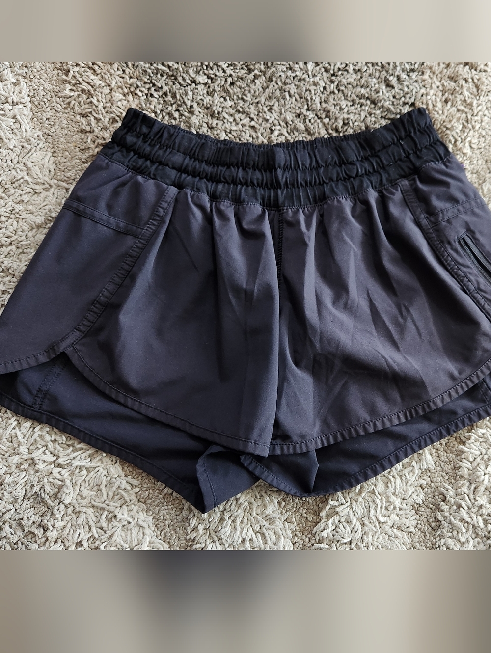 lululemon athletica Black Athletic Layered Shorts
